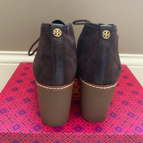 Tory Burch Hilary Suede Booties - Size 10M - Authentic - Picture 2 of 5